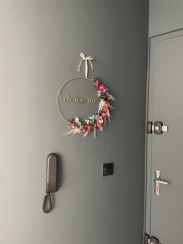 Couronne de fleurs séchées Valentina – Image 3