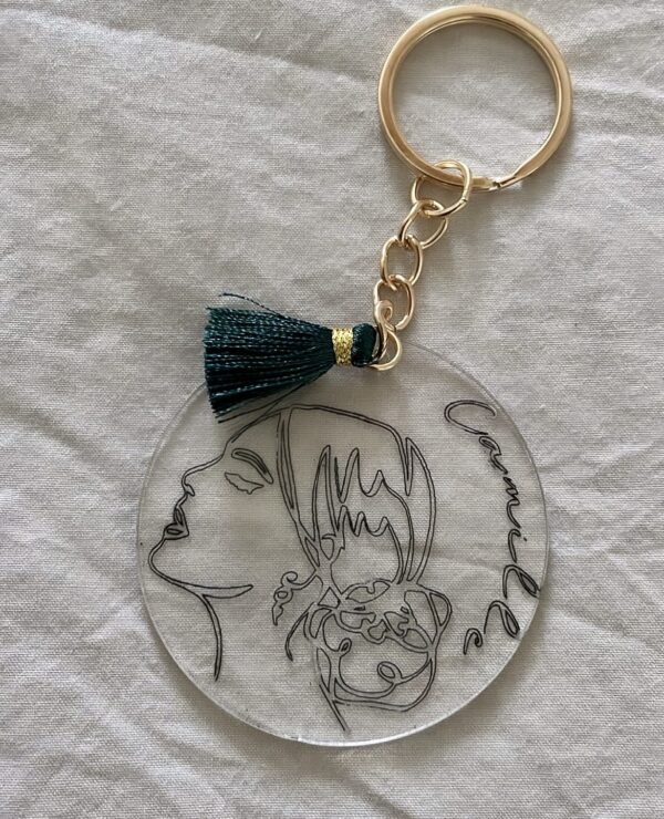 Porte clef gravé personnalisé