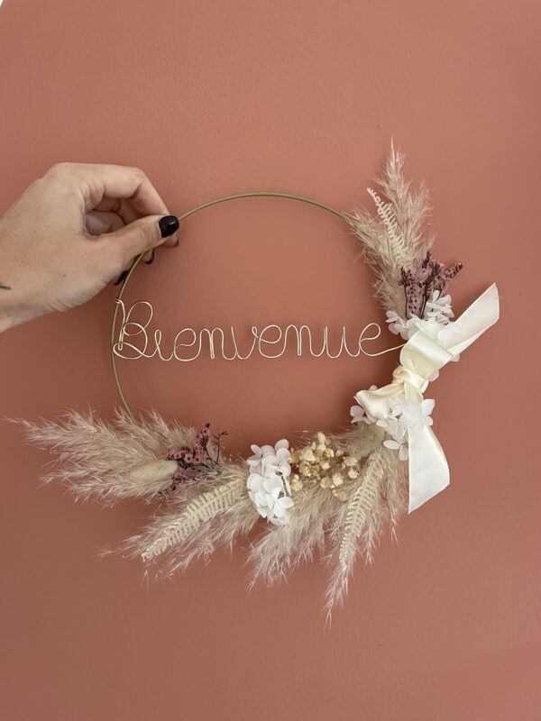 Couronne de fleurs séchées Olivia – Image 8