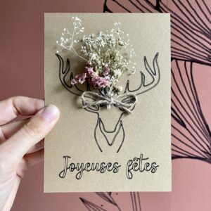 Carte postale Noel personnalisée