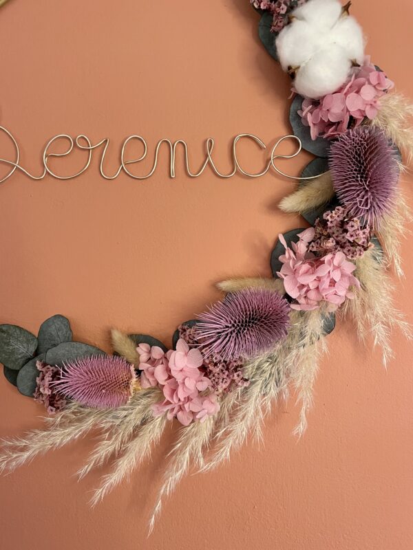 Couronne de fleurs séchées Julia – Image 2