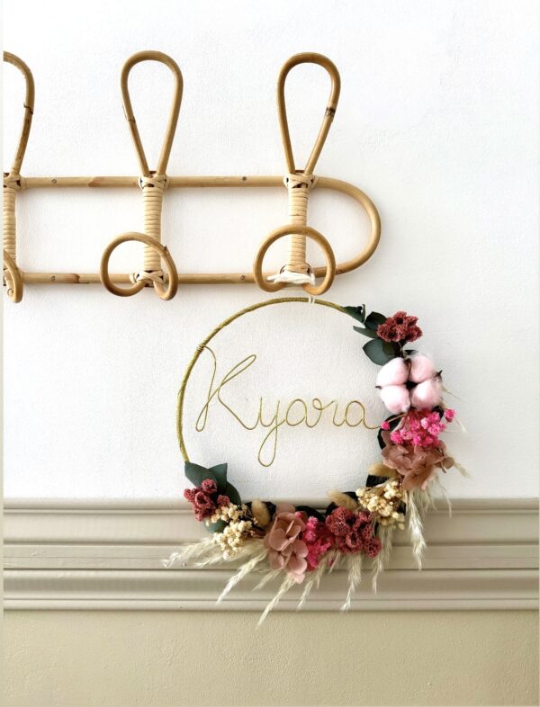 Couronne de fleurs séchées Kyara – Image 3